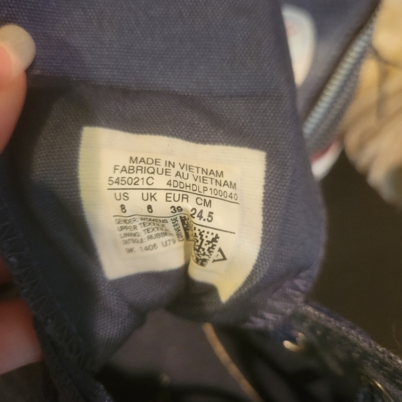 Chuck Taylor All Star Tri Zip High Top Converse #499 - Picture 12 of 16